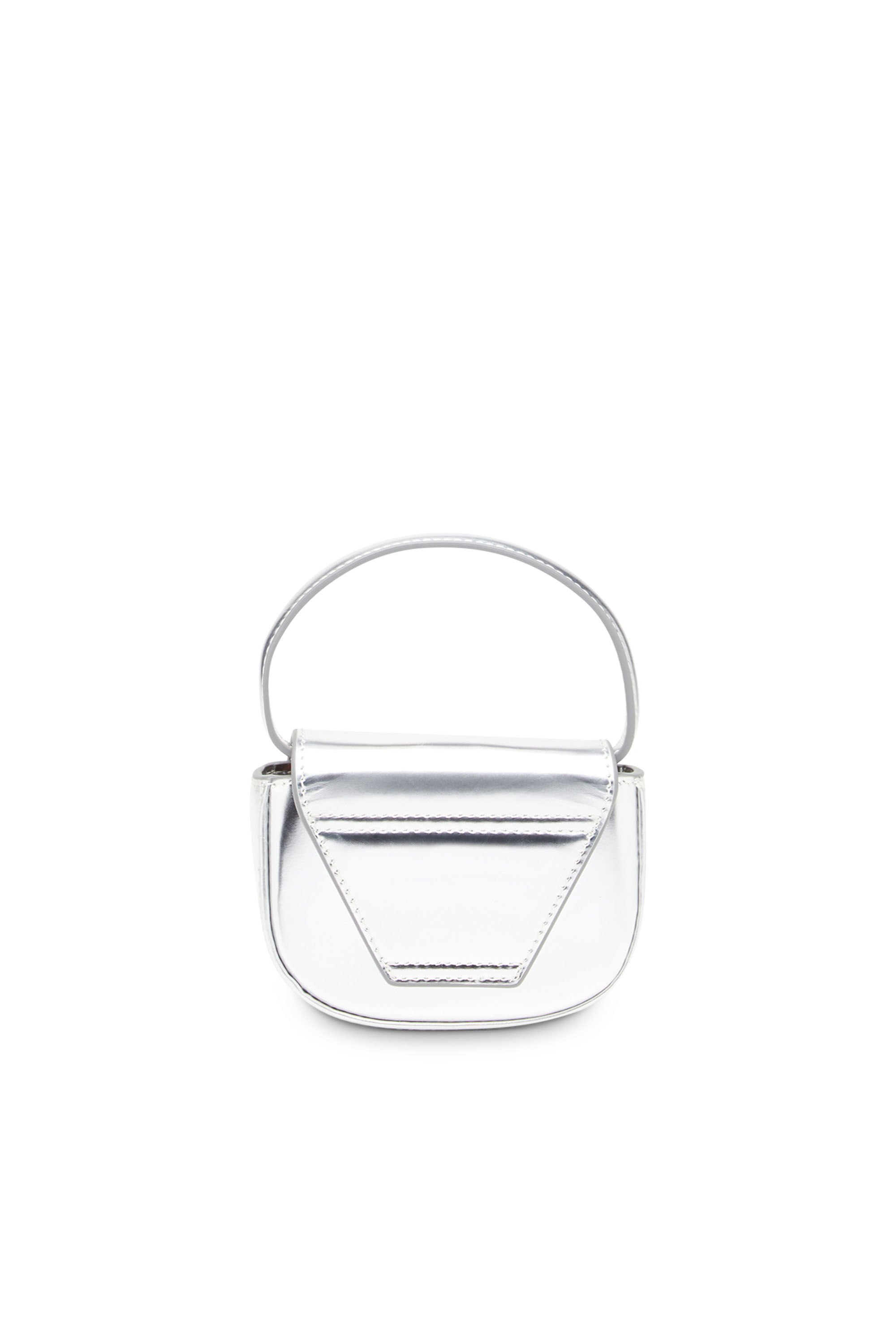 Diesel - 1DR-XS-S, Woman's 1DR-XS-S-Iconic mini bag in mirrored leather in Silver - 3