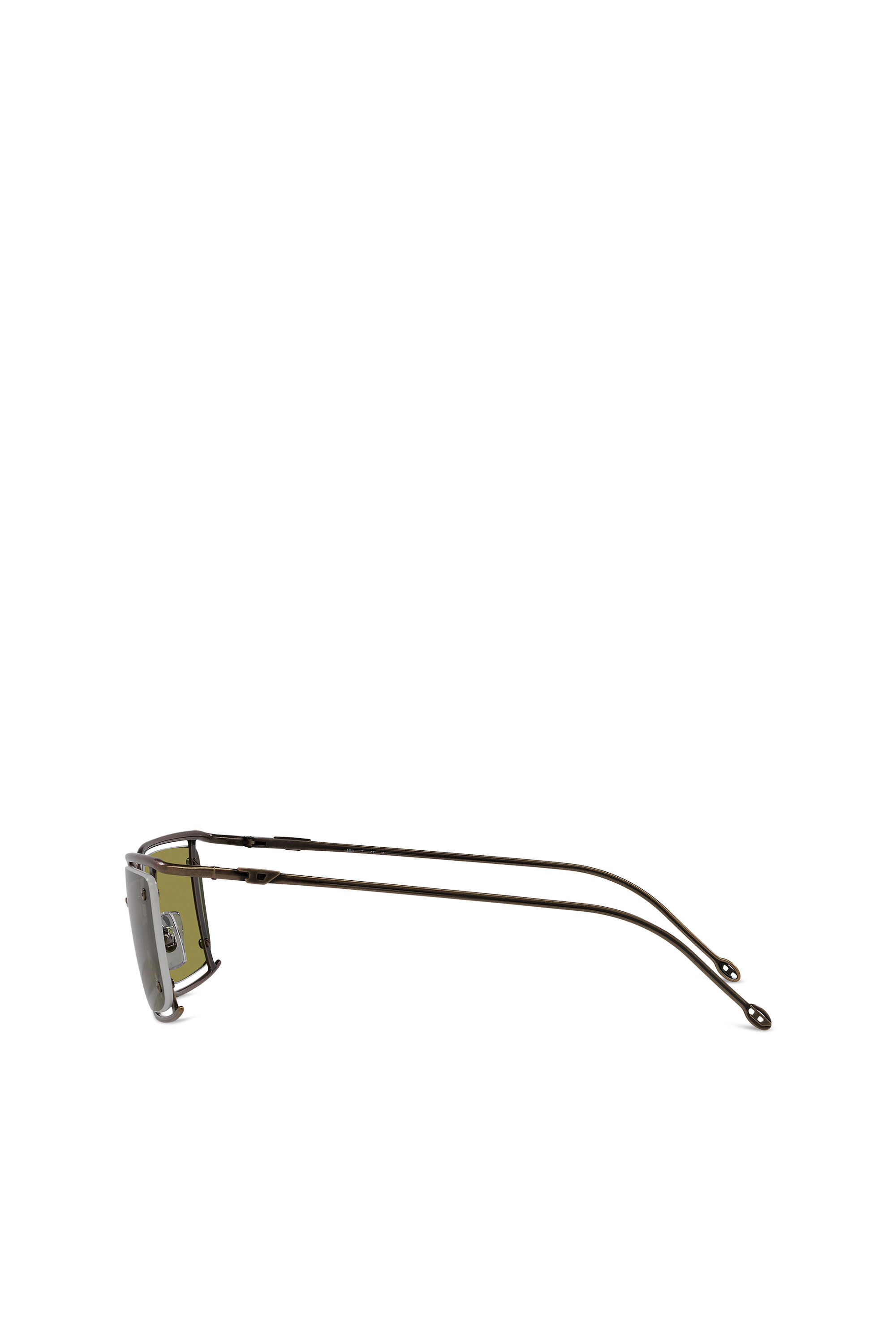 Diesel - 0DL1002, Unisex's Rectangle sunglasses in Military Green - 2