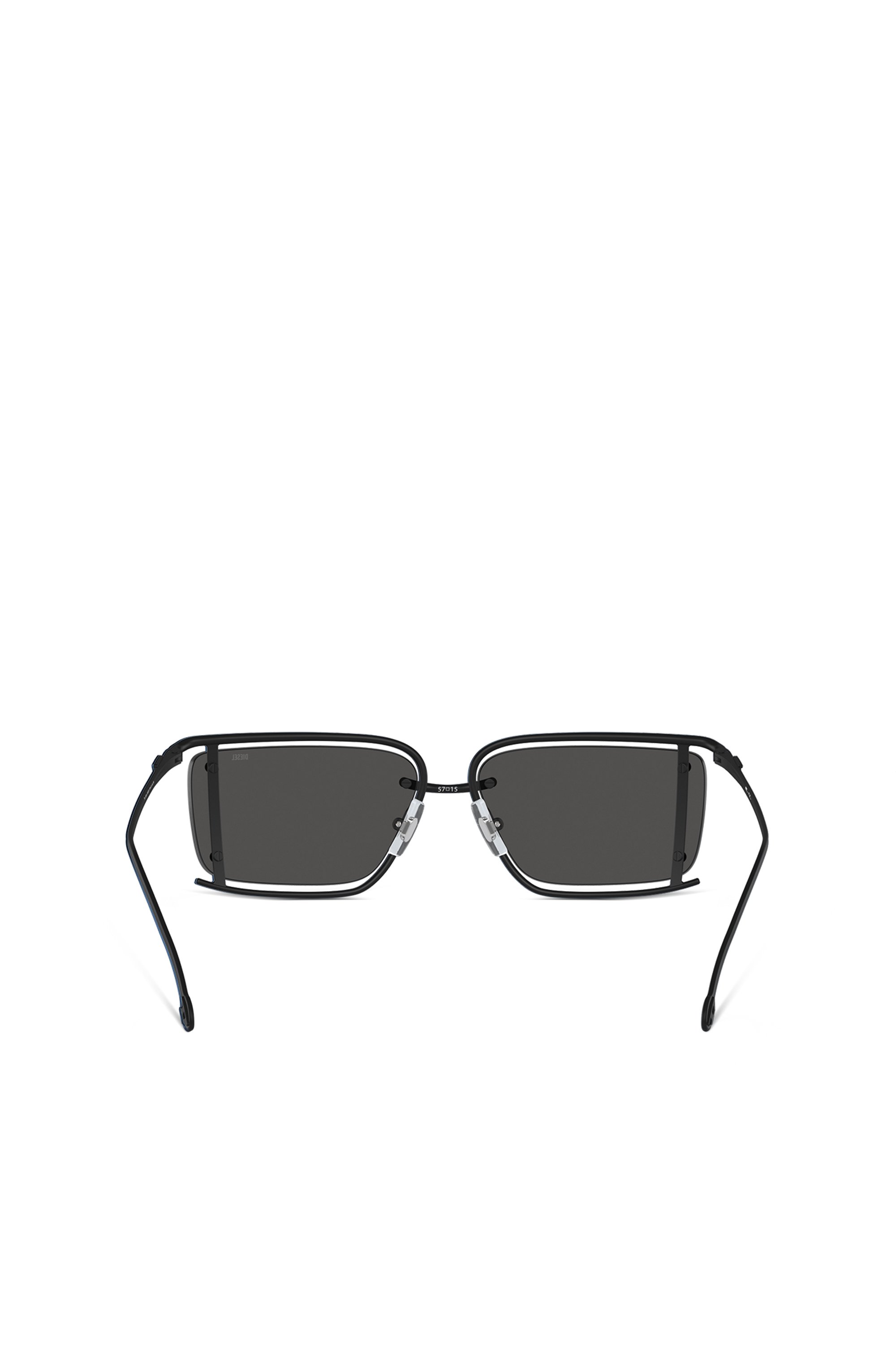 Diesel - 0DL1002, Unisex's Rectangle sunglasses in Black - 4