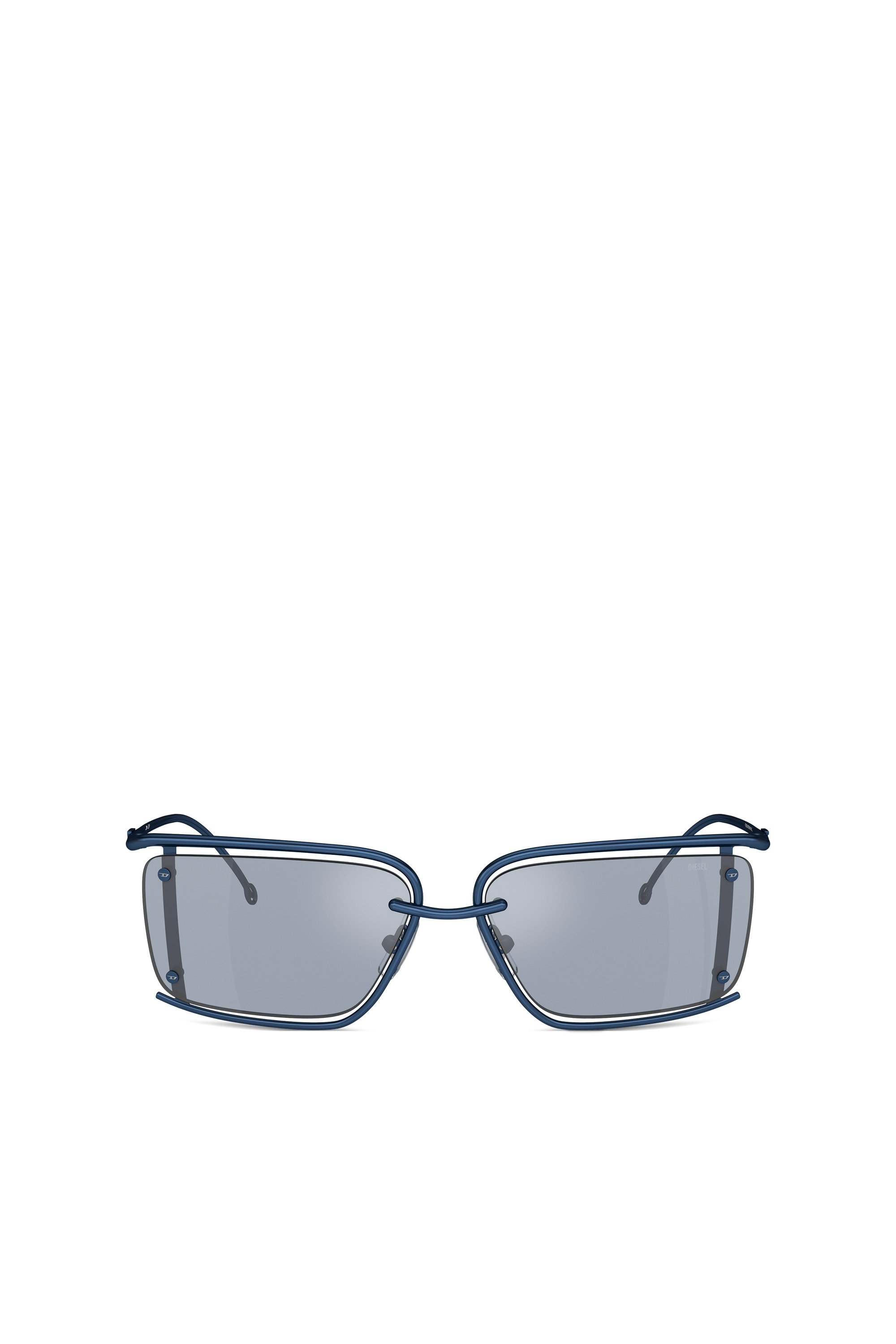 Diesel - 0DL1002, Unisex's Rectangle sunglasses in Blue - 2
