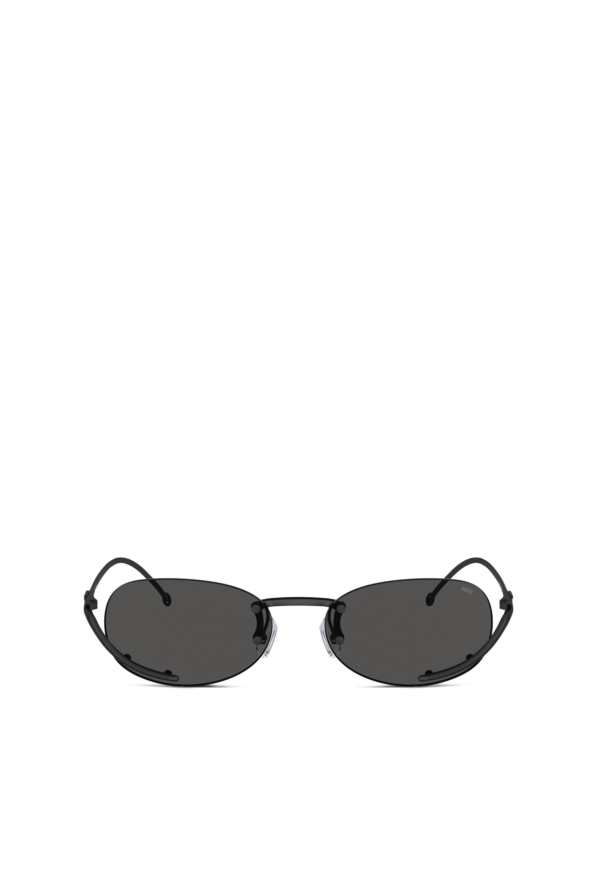 Diesel - 0DL1004, Unisex's Oval sunglasses in Black - 2