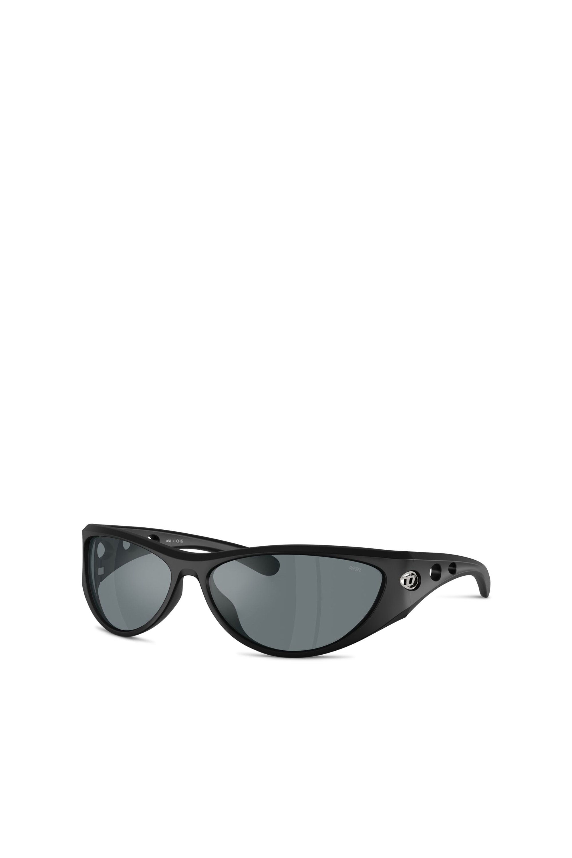 Diesel - 0DL3004U, Unisex's Cat-eye style sunglasses in Black - 1