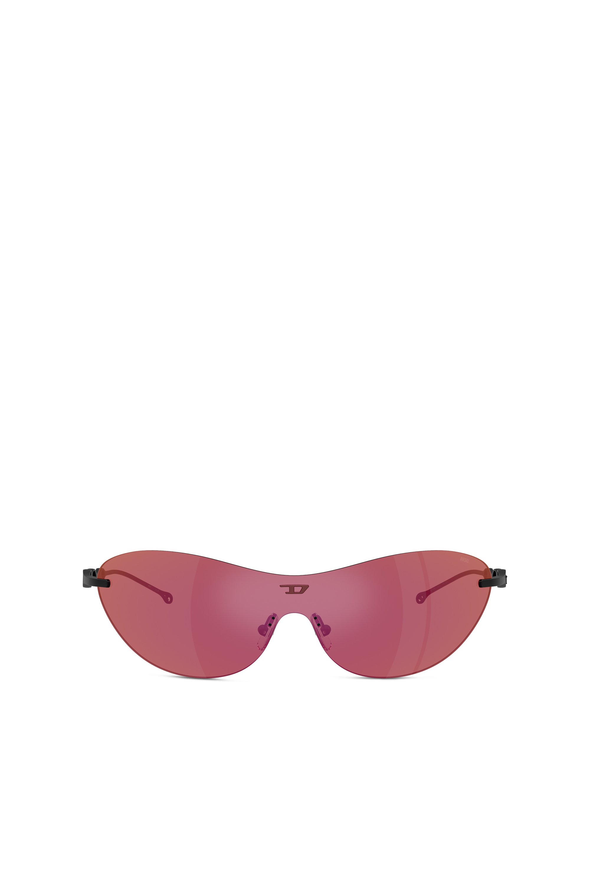 Diesel - 0DL1006 SIZE 35, Unisex's Iconic oval sunglasses in Dark Violet - 2